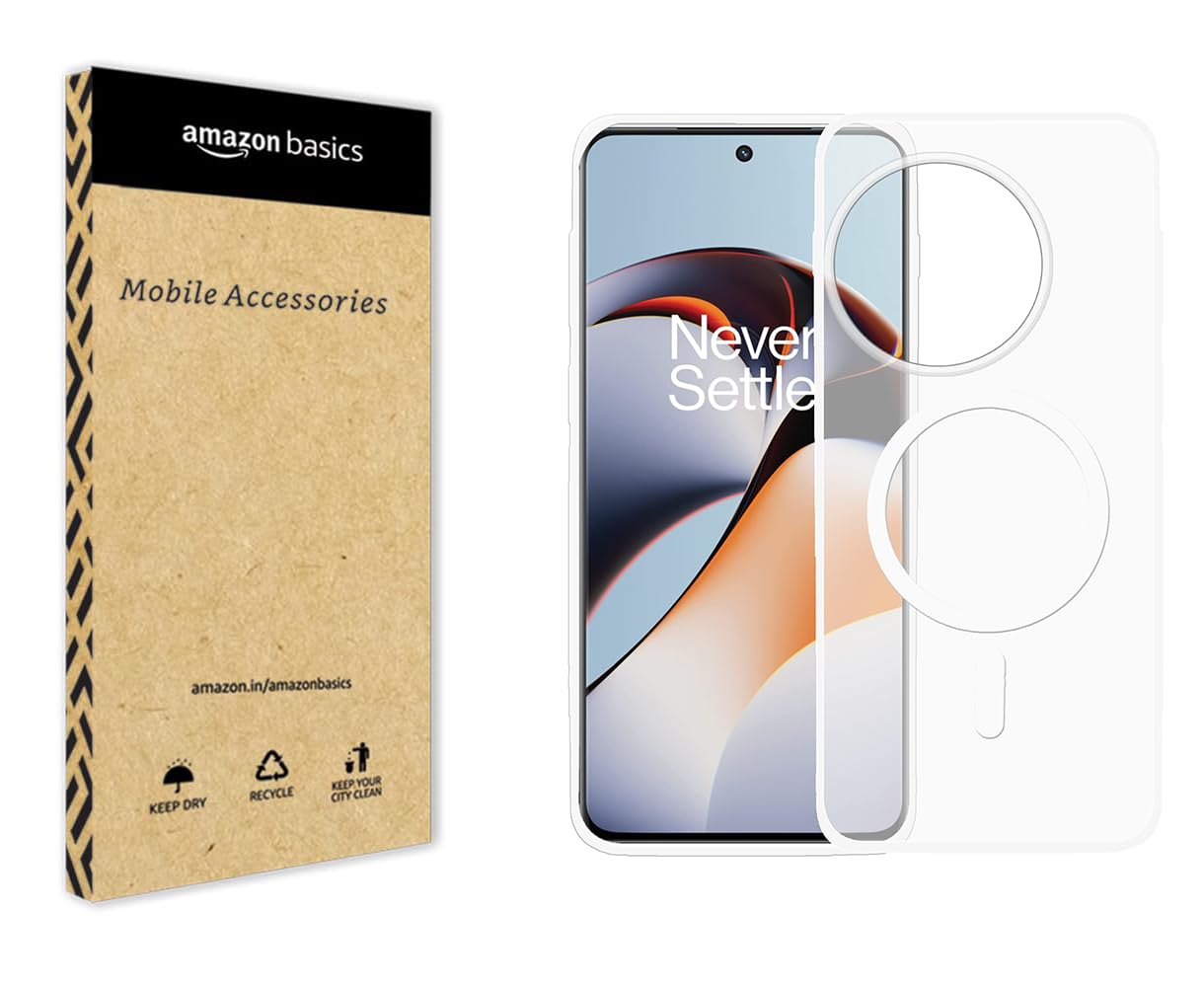 amazon basics Luxury Paper Thin Case Cover for OnePlus 11R 5G 5G | Matte Finish | Compatible with magsafe | (White, OnePlus 11R 5G 5G) - Image 3